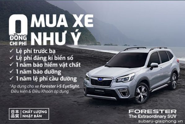 Khuyến mại tháng 4 của Subaru Việt nam